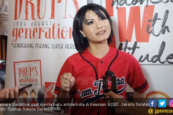 Nyaleg, Tamara Geraldine Gencar Sosialisasikan Antinarkoba - JPNN.COM