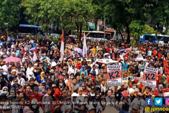 5 Alasan Silatnas Honorer K2 dengan Presiden Jokowi Hari Ini Dibatalkan - JPNN.COM