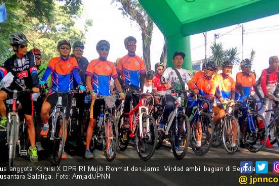 Anggota Komisi X Ikut Meriahkan Sepeda Nusantara Salatiga - JPNN.COM