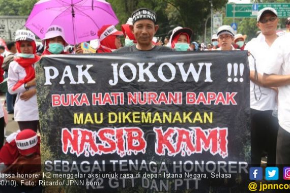 Honorer K2: Malas Dibohongi Terus, Pindah ke Prabowo Saja - JPNN.COM