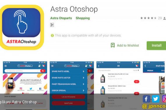 Astra Otoparts Luncurkan Aplikasi Belanja Suku Cadang - JPNN.COM