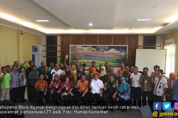 LTT Padi Meningkat, Kementan Beri Blora Bantuan Hortikultura - JPNN.COM