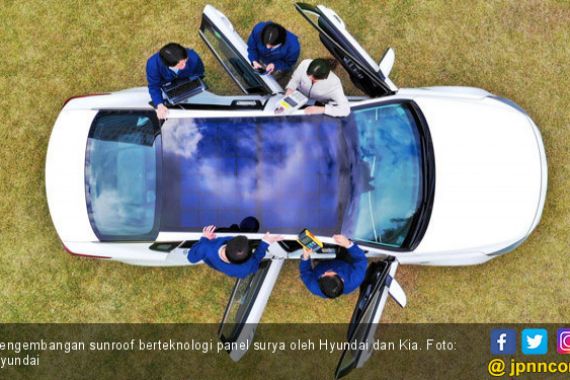 Ide Kreatif Sunroof Mobil dengan Panel Surya - JPNN.COM