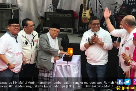 Pesan Kiai Ma’ruf di Peresmian Rumah Aspirasi Rakyat #01 - JPNN.COM