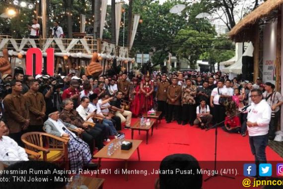 Salam Jempol, TKN Jokowi Luncurkan Rumah Aspirasi Rakyat #01 - JPNN.COM