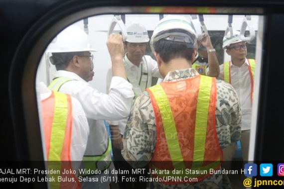 Pak Jokowi Jajal MRT Lagi - JPNN.COM