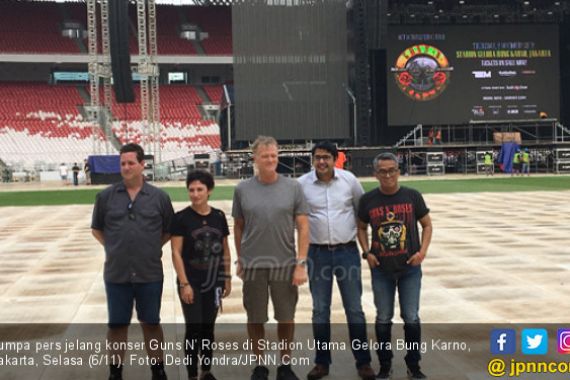 Guns N’ Roses Boyong 50 Orang Tim Produksi ke Jakarta - JPNN.COM
