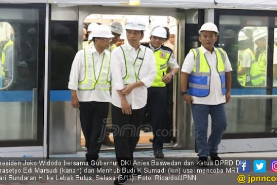 MRT Jakarta Sudah Dicoba, Kira-kira Sebegini Tarifnya - JPNN.COM