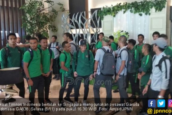 Timnas Indonesia Berangkat ke Singapura, Semoga Sukses! - JPNN.COM