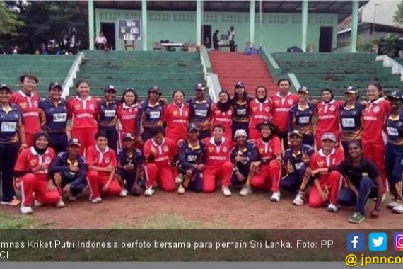 Timnas Kriket Putri Indonesia Tampil Garang di Sri Lanka - JPNN.COM