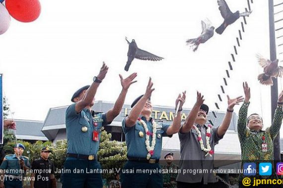 Tiga Tahun Pemprov Jatim dan Lantamal V Renovasi 903 Rumah - JPNN.COM