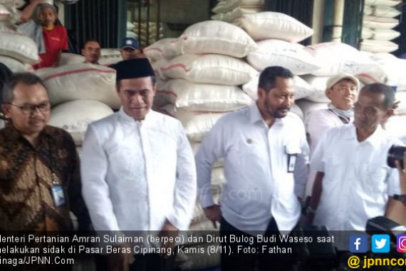 Pantau Beras, Mentan & Pak Buwas Gelar Sidak di 2 Pasar - JPNN.COM