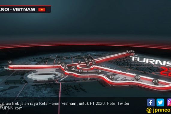 Jalan Raya Hanoi Resmi Jadi Trek F1 2020 - JPNN.COM