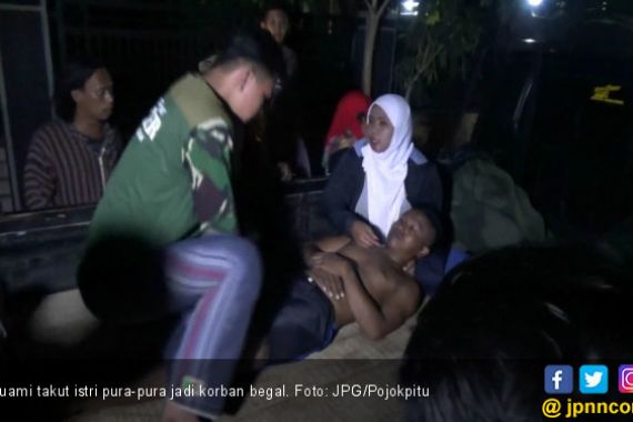 Takut Istri Ambil Uang, Pria Ini Pura-pura jadi Korban Begal - JPNN.COM