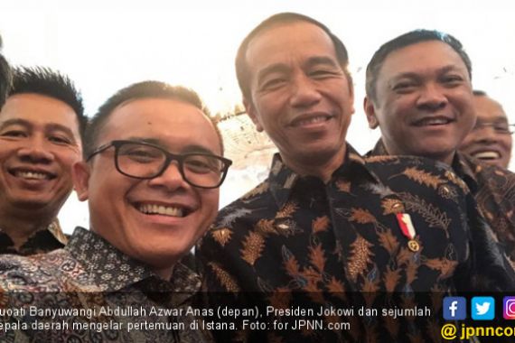 Ketemu Jokowi di Istana, Bupati Anas Dapat Pesan Seperti Ini - JPNN.COM