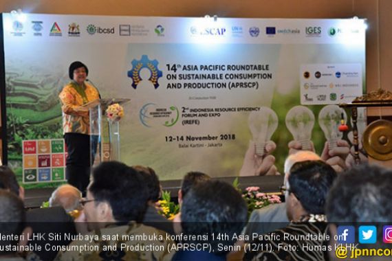 Buka Acara Internasional, Menteri Siti Gaungkan Eco-Office - JPNN.COM