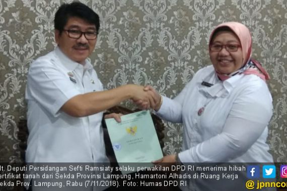 Pemprov Lampung Dukung Pembangunan Kantor Perwakilan DPD RI - JPNN.COM