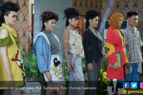 Menaker Berharap Siswa BLK Semarang Ikut Kompetisi Fashion - JPNN.COM