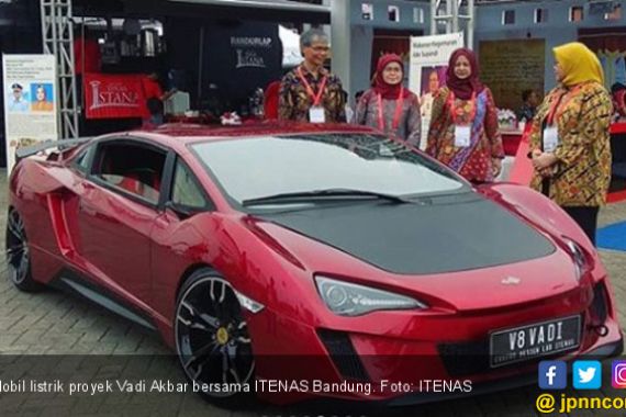 Sport Car Listrik Karya Adik Vidi Aldiano dan ITENAS Bandung - JPNN.COM