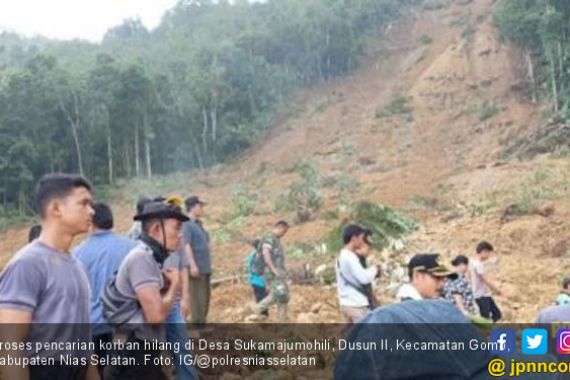 Bencana Longsor di Nias Selatan, 1 Orang Tewas, 6 Hilang - JPNN.COM