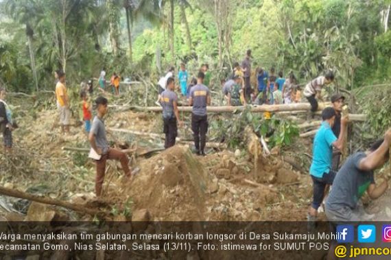 Korban Longsor Nias Ditemukan 1 Km dari Lokasi Bencana - JPNN.COM