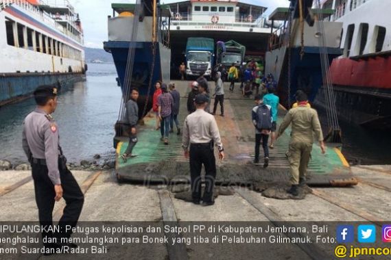 Bikin Resah, Puluhan Bonek Dipulangkan Lewat Gilimanuk - JPNN.COM