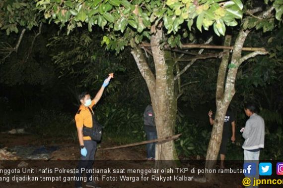 Masalah Hati, Nekat Bunuh Diri Sendiri di Pohon Rambutan - JPNN.COM