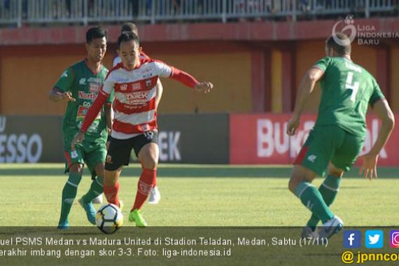 Imbang Lawan Madura United, PSMS Medan Jadi Juru Kunci - JPNN.COM