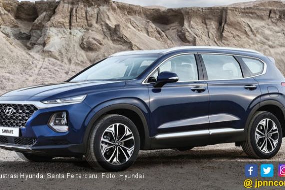 Keren! Hyundai Santa Fe Terbaru Diberkati Sensor Sidik Jari - JPNN.COM