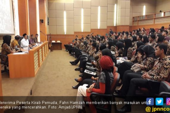 Terima Peserta Kirab Pemuda 2018, Ini Pesan Fahri Hamzah - JPNN.COM