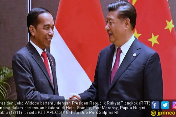 Jokowi - Jinping Bahas Perdagangan Hingga Ekonomi Digital - JPNN.COM