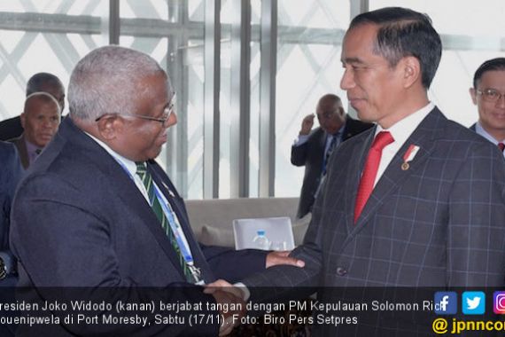 Jokowi Lobi PM Kepulauan Solomon Buka Pintu bagi Investor RI - JPNN.COM