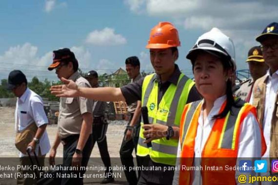 Menko Puan Langsung Pantau Pembangunan Rumah Antigempa - JPNN.COM