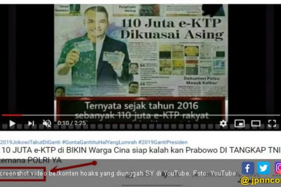 Bekuk Penebar Hoaks 110 Juta e-KTP Tiongkok Kalahkan Prabowo - JPNN.COM