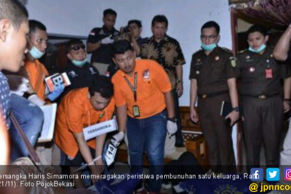 Pembunuh Satu Keluarga di Bekasi, Haris Simamora Divonis Hukuman Mati - JPNN.COM