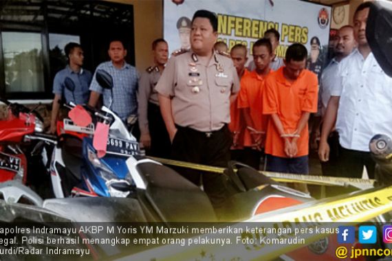 7 Kali Curi Motor, 4 Begal di Indramayu Dapat Hadiah - JPNN.COM