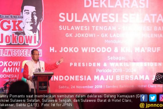 Danny Pomanto Ajak Relawan Jokowi Lawan Hoaks dengan Cinta - JPNN.COM