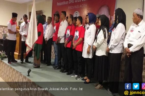 Arus Bawah Jokowi Aceh Lantik Pengurus Baru - JPNN.COM