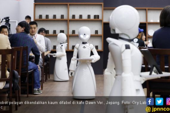 Dikendalikan Kaum Difabel, Robot Jadi Pelayan Kafe - JPNN.COM