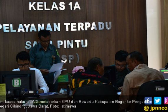 KPU dan Bawaslu Kabupaten Bogor Dilaporkan ke PN Cibinong - JPNN.COM