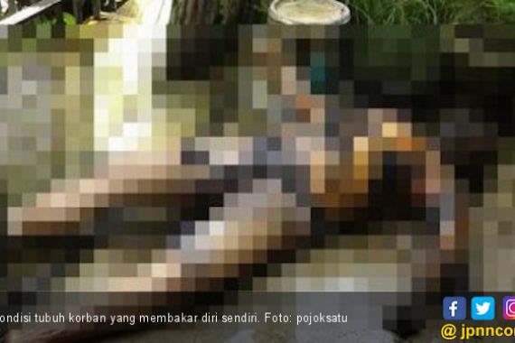 Pria Bakar Diri di Aceh Meninggal Setelah 10 Jam Dirawat - JPNN.COM