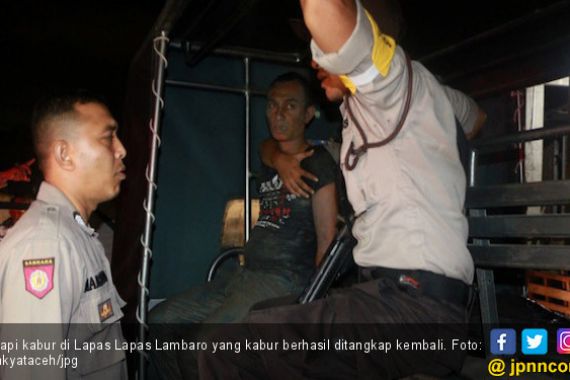 87 Napi Lapas Lambaro Belum Ketangkap, Polisi Terbitkan DPO - JPNN.COM