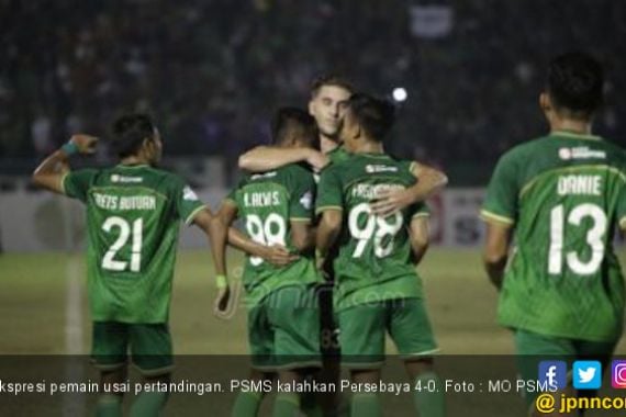 Cukur Persebaya 4-0, PSMS Jaga Asa Keluar Zona Degradasi - JPNN.COM