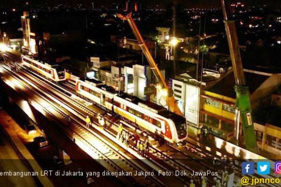 Ditjen Perkeretaapian Kemenhub Lakukan Pengujian Sarana LRT Jakarta - JPNN.COM