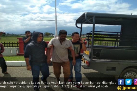 Tiga Napi Lapas Banda Aceh yang Kabur Ditangkap di Pidie - JPNN.COM