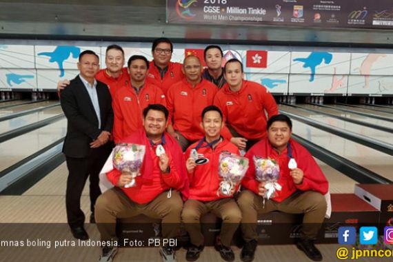 Timnas Boling Putra Raih Perak Kejuaraan Dunia 2018 - JPNN.COM