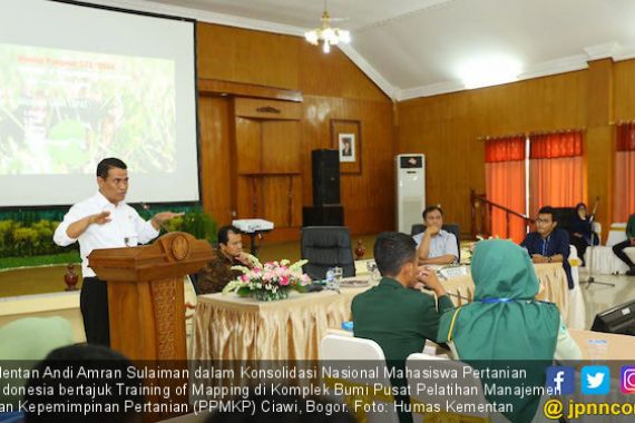 Menteri Amran Dorong BEM Aktif Sukseskan Program Pertanian - JPNN.COM