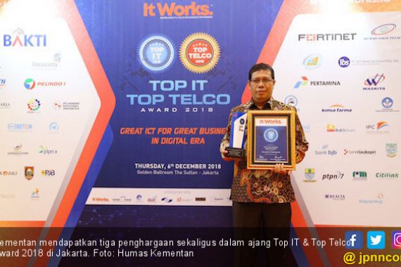 Kementan Raih Tiga Penghargaan di Ajang Top IT & Telco 2018 - JPNN.COM