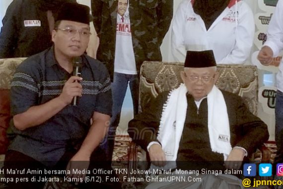 Kiai Ma'ruf Pilih Dekati Wartawan Ketimbang seperti Prabowo - JPNN.COM