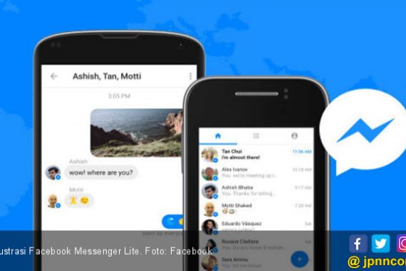 Facebook Uji Coba Fitur Dark Mode di Messenger - JPNN.COM